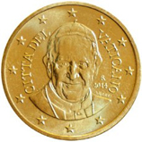 50 eurocent Vatican City Francis obverse