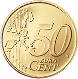 50 eurocent Portugal reverse 1st type